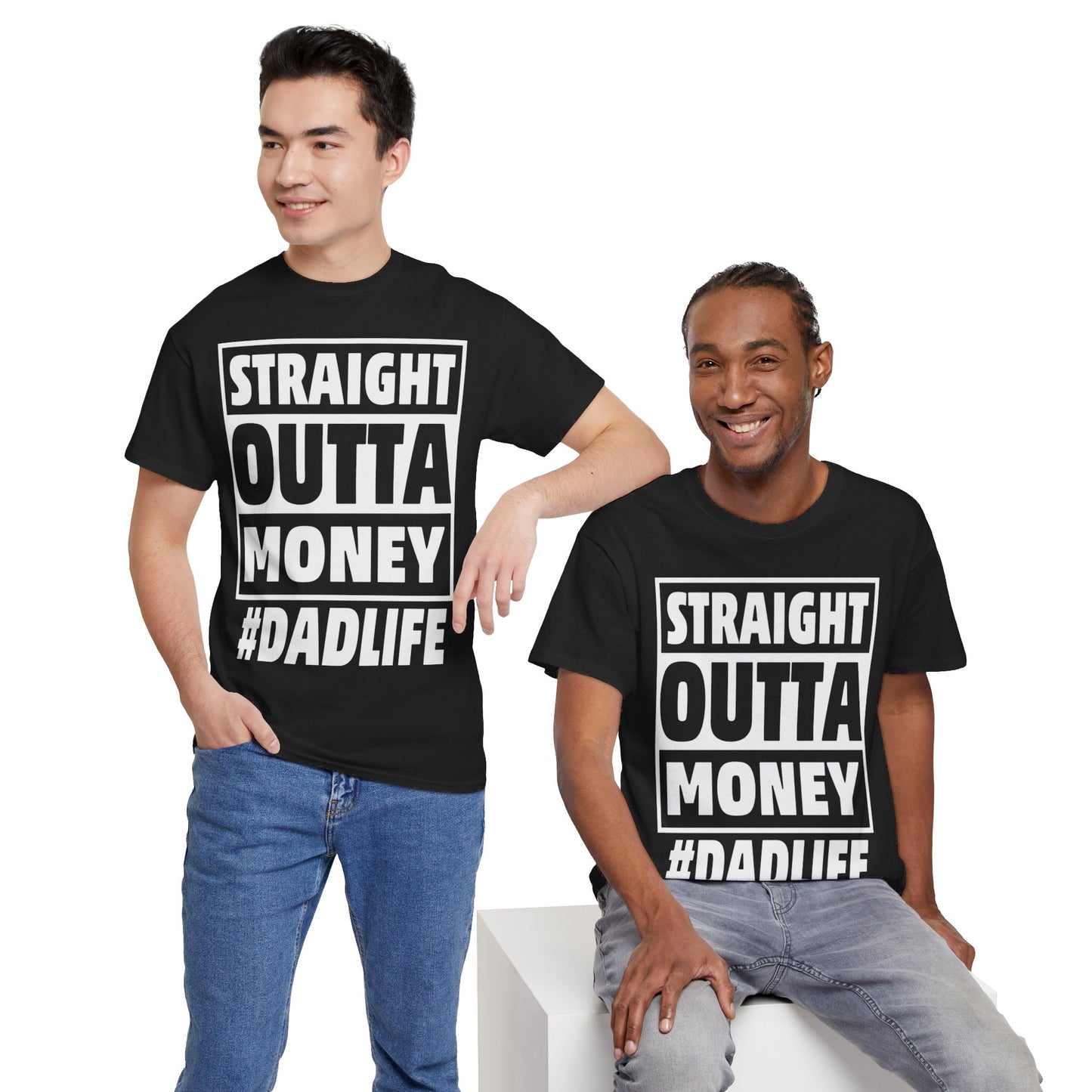 Straight Outta Money - Unisex Heavy Cotton Tee