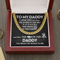 Daddy - I Love You More - Cuban Link Chain