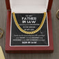 Father In Law - Thank You - Cuban Link Chain From Son In Law
