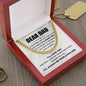Dad - The Best Man - Cuban Link Chain From Little Girl