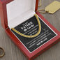 Father In Law - Thank You - Cuban Link Chain From Son In Law