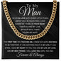To My Man - So In Love - Cuban Link Chain