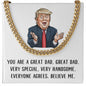 Dad - Great Dad - Cuban Link Chain