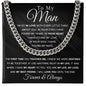 To My Man - So In Love - Cuban Link Chain