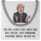 Dad - Great Dad - Cuban Link Chain