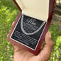 To My Man - So In Love - Cuban Link Chain