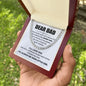 Dad - The Best Man - Cuban Link Chain From Little Girl