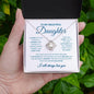 To My Beautiful Daughter - Love Knot Necklace