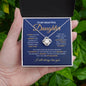 To My Beautiful Daughter - Love Knot Necklace