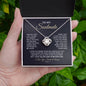 To My Soulmate - Love Knot Necklace