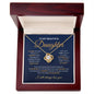 To My Beautiful Daughter - Love Knot Necklace