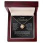 To My Soulmate - Love Knot Necklace
