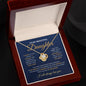 To My Beautiful Daughter - Love Knot Necklace