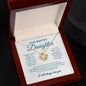 To My Beautiful Daughter - Love Knot Necklace