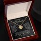 To My Soulmate - Love Knot Necklace