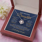 To My Beautiful Daughter - Love Knot Necklace