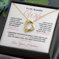 To My Beautiful Wife - Forever Love Necklace