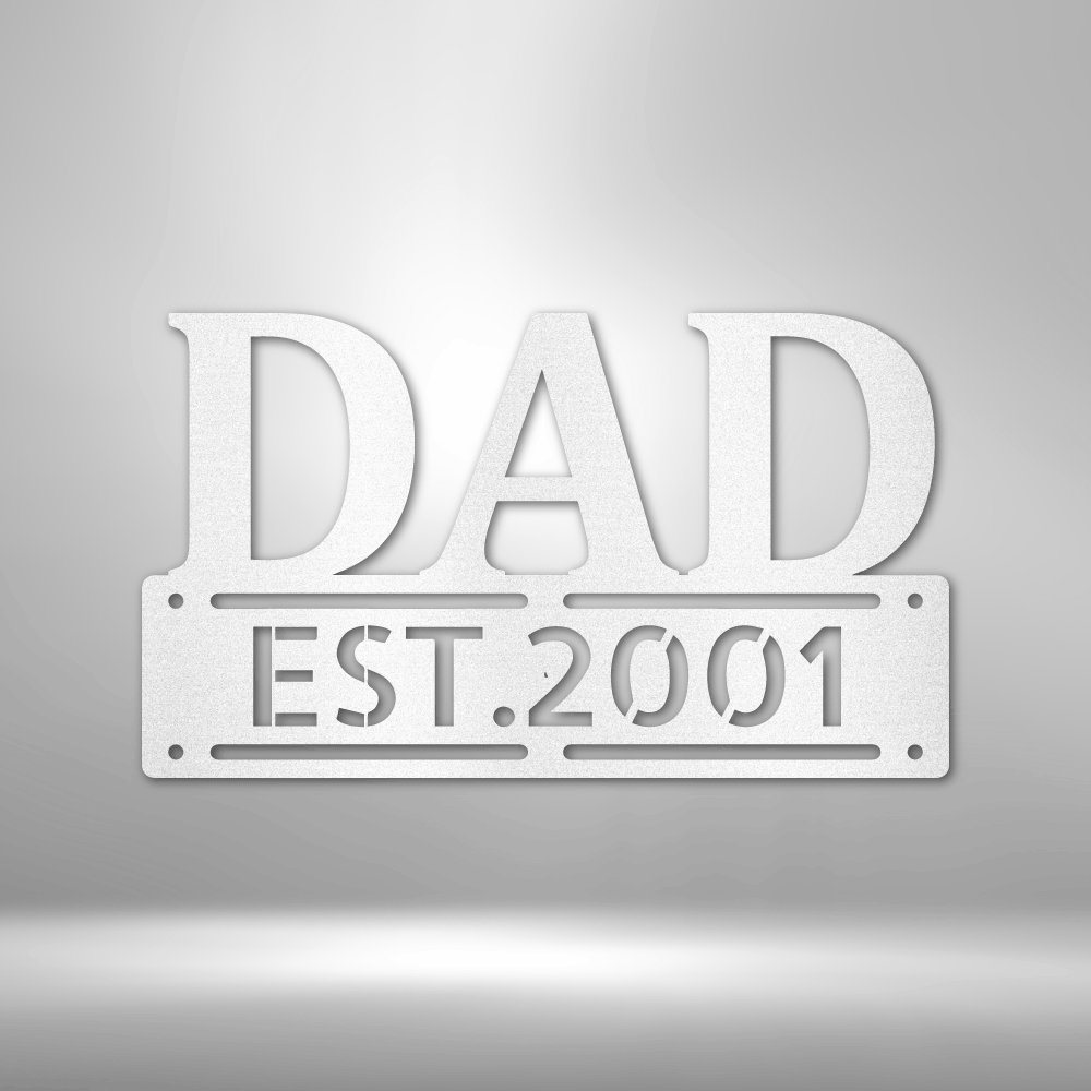 Father's Day - Steel Sign, Father's Day Gift, Personalized Metal Wall Decor, House Decor, Wall Art, Metal Signs, Metal Decorative Sign