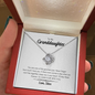 To My Granddaughter - I'll Always Be With You - Love Knot Necklace