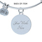 To My Mom - Adjustable Customizable Graphic Circle Bangle