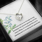 Bridesmaid - You Stood Next To Me - Forever Love Necklace - Bridesmaid Jewelry, Bridesmaid Present, wedding shower gift for bride, engagement gifts for bride jewelry