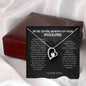 Husband Memorial Forever Love Necklace, Widower Gift, Gift For Widow, Widower Card, Sympathy Card, Thinking Of You, Cardinal For Widow, Card For Friend, Lost Husband Card