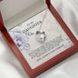 Daughter, Never Forget Forever Love Necklace, Daughter Gifts, Sweet 16 Gifts, Daughter Jewelry, Gift From Dad, Graduation Gift, Daughter Card, Birthday Gift, Gift From Mom
