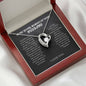 Husband Memorial Forever Love Necklace, Widower Gift, Gift For Widow, Widower Card, Sympathy Card, Thinking Of You, Cardinal For Widow, Card For Friend, Lost Husband Card