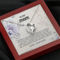 Mom - You Are Appreciated Forever Love Necklace, Mothers Day Card, Mother's Day Gift, Gift for Her, To My Mom, Son, Mom Jewelry, Son Gift to Mom, Gift for Mom from Son