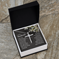 Soulmate - I Love You - Wife, Girlfriend, Anniversary, CZ Cross Necklace for Women, Female Gift