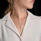 Soulmate - I Love You - Wife, Girlfriend, Anniversary, CZ Cross Necklace for Women, Female Gift
