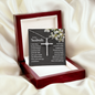 Soulmate - I Love You - Wife, Girlfriend, Anniversary, CZ Cross Necklace for Women, Female Gift