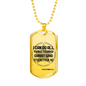 I Can Do All Things - Birthday, Christmas, Dog Tag Military Chain Gift for Men, Males