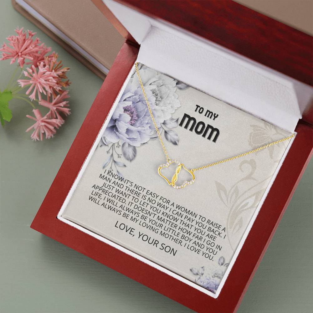 Mom - You're The World Everlasting Love Necklace, Mom Gift, Birthday G –  nuprintz