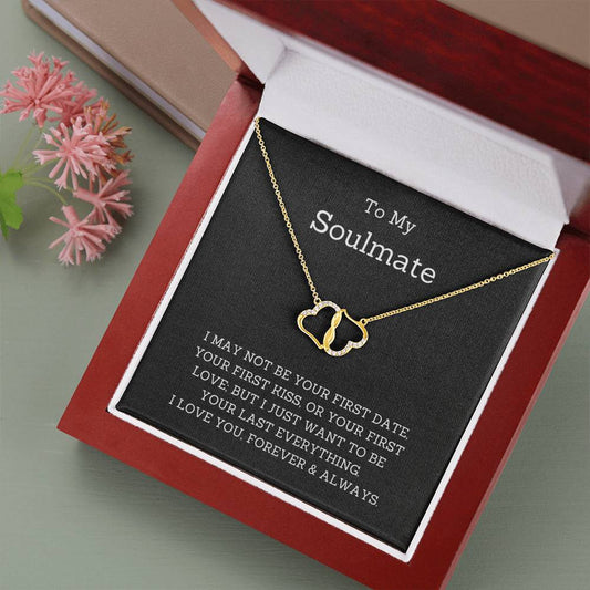 Soulmate - Your Last Everything Everlasting Love Necklace, Soulmate Gift Card, Mother's Day Gift, Birthday Gift, Soulmate Jewelry, Wife Gift, Anniversary Gift, Engagement Gift