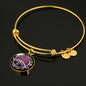 To My Mom - Adjustable Customizable Graphic Circle Bangle