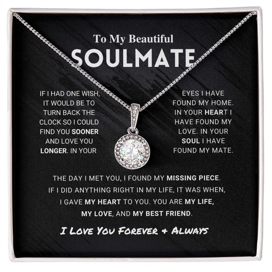 Soulmate - Missing Piece - Eternal Hope Necklace