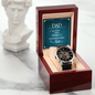 Dad - Son's First Hero, Daughter's First Love - Birthday, Father's Day, Openwork Watch Gift for Men, Males