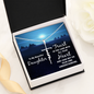 Daughter - Trust In the Lord - Birthday, Graduation, Faith Cross Necklace for Women, Female Gift