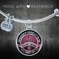 To My Mom - Adjustable Customizable Graphic Circle Bangle