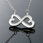 To My Daughter - Never Forget - Infinity Heart Necklace