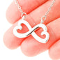 Future Wife - Best Thing - Infinity Heart Necklace - Gift For Future Wife, Wife To Be, Engagement, Girlfriend, Fiancé, Necklace, Gift, Engaged, Jewelry, My Future Wife