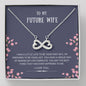 Future Wife - Best Thing - Infinity Heart Necklace - Gift For Future Wife, Wife To Be, Engagement, Girlfriend, Fiancé, Necklace, Gift, Engaged, Jewelry, My Future Wife