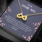 Future Wife - Best Thing - Infinity Heart Necklace - Gift For Future Wife, Wife To Be, Engagement, Girlfriend, Fiancé, Necklace, Gift, Engaged, Jewelry, My Future Wife