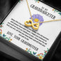 To My Granddaughter - I Love You - Infinity Heart Necklace