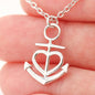 To Our Daughter - Never Forget - Anchor Necklace