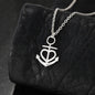To Our Daughter - Never Forget - Anchor Necklace