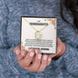 To My Granddaughter - Commitment and Love - Forever Love Necklace