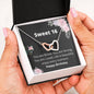 Sweet 16-Life is Beautiful- Interlocking Hearts Necklace - sweet 16 gift, sweet sixteen, sweet sixteen birthday, sweet 16, sweet 16 necklace, sweet 16th, sweet 16 keychain