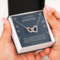 Godmother Gift - Interlocking Hearts Necklace For Godmother, Jewelry Thank You Gifts, Best Godmother Present, Wedding Thank You Card For Godmother, Proposal, Fairy